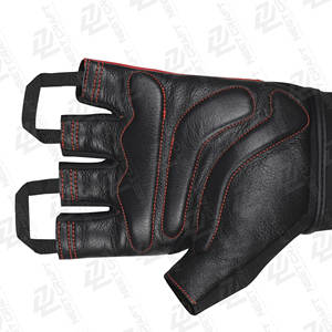 Gants d'haltérophilie en cuir de style unique de marque de distributeur personnalisés à vendre à des prix raisonnables dans différentes tailles - Product Image 4