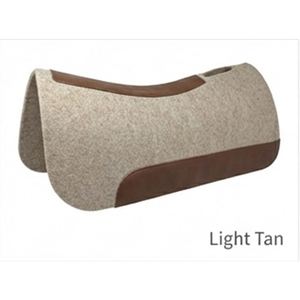 Sottosella da equitazione Weaver Leather Best Contoured per Dressage, Stile Inglese e Western, con Fodera in Feltro di Lana e Rivestimento in Tessuto - Product Image 5