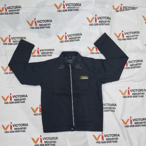 2026 Breathable Custom Embroidery <b>Jackets</b> Plus Size <b>Canvas</b> <b>Work</b> <b>Jacket</b> Stretch Cotton Twill Bomber <b>Jacket</b> - Product Image 5