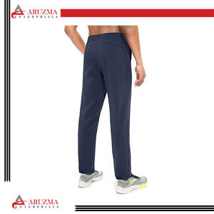 Pantalon de sport décontracté taille haute grande taille pour hommes, uniforme de jogging, pantalon de survêtement en polaire personnalisé pour piste de jogging, vente en gros - Product Image 3