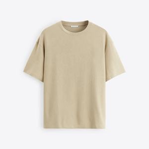 เสื้อยืดผ้าฝ้ายวินเทจขนาดใหญ่สำหรับผู้ชายเสื้อซักแบบกรดไซส์ใหญ่พิเศษออกแบบได้ตามต้องการ - Product Image 5