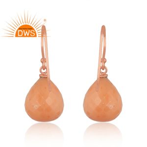 ต่างหูอัญมณีอเมซอนชุบทองทำจากเงินสเตอริ่งสีชมพูแบบปรับแต่งได้สำหรับผู้หญิง - Product Image 4