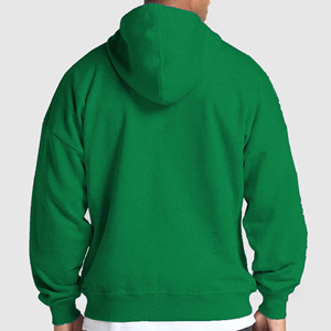 Sudadera con capucha de gran tamaño con cremallera para hombre, sudadera de algodón, ropa de calle de peso pesado, Top con capucha de manga larga informal a la moda - Product Image 4