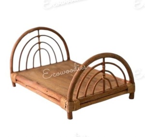 Meilleur prix nouveau-né photographie accessoires Studio décoration lit en bois massif bébé détachable bébé lit en bois massif - Product Image 4