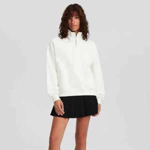 Sweat-shirt en molleton décontracté à demi-fermeture éclair pour hommes Offres Spéciales personnalisé 1/4 pull à fermeture éclair avec col montant durable et anti-rétrécissement - Product Image 2