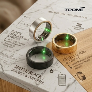 Bague Intelligente en Alliage d'Aluminium 2026 avec Suivi Cardiaque, SpO2, Sommeil, Multisports, Contrôle Photo à Distance, Étanchéité IP68 5ATM - Product Image 2