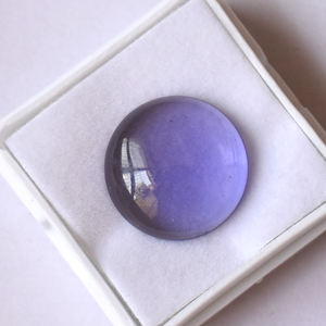 Iolite rond Cabochon dos plat laboratoire pierres précieuses Cabochon 5 mm à 15 mm calibré pierres précieuses en vrac pour bijoux - Product Image 2