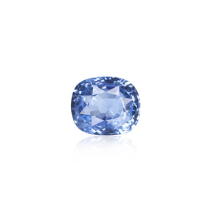 Zafiro Azul Real Facetado, Gema Suelta de 3.45 Quilates, 10mm, Tratado Térmicamente - Product Image 1