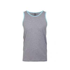 Débardeur gris Bella Débardeurs en toile Débardeurs unisexes légers en coton/poly muscle Débardeurs athlétiques - Product Image 3