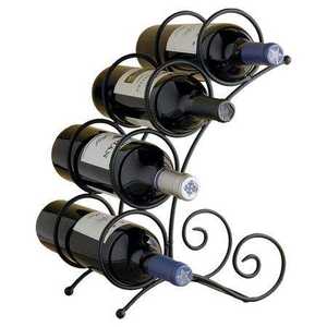 Handcrafted Iron <b>Wine</b> <b>Rack</b> Offering Unique Artistic Look With Reliable Bottle Holding <b>Wine</b> <b>Rack</b> - Product Image 4