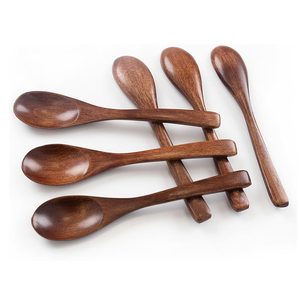 Wooden Cutlery Portable Wood Flatware <b>Set</b> for Eating <b>Lunch</b> Utensils Silverware <b>Set</b> Wooden Cutlery <b>Set</b> by AYAANS - Product Image 2