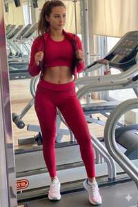 Conjunto Deportivo para Mujer, Pantalones de Yoga con Cintura Alta y Elásticos, Chaqueta Elegante, Ropa Deportiva, Ropa Activa, Pantalones de Baile - Product Image 3