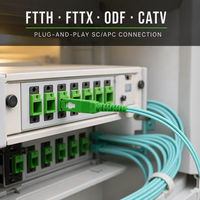 Cordon de brassage optique G657A2 SC APC 3,5 m Simplex 1,6 mm avec gaine LSZH, câble optique haute performance pour utilisation FTTH