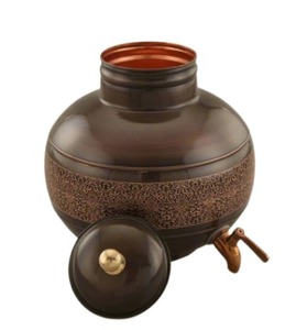 Venta al por mayor 8L Olla de cobre de estilo antiguo grabada a mano con grabado elegante Teteras y teteras decorativas perfectas - Product Image 6