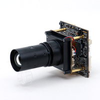 8MP 60fps IMX585 HDR 4k摄像头模块，带F1.0星光8毫米镜头SD3403 SDK黑光闭路电视印刷电路板知识产权摄像头SIP-K585U-F1