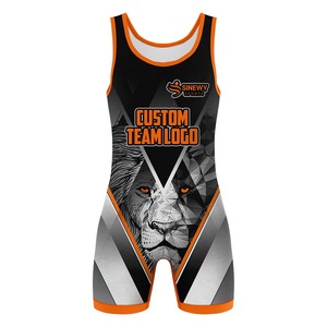 Singlets de Lucha Sublimados para Hombre, Transpirables, Ligeros, Duraderos, Ajustados, Uniformes de Entrenamiento sin Mangas, Mejor Precio - Product Image 3