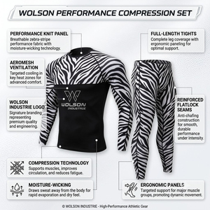 Men's <b>Animal</b> Print Mid Waist Compression Set Sportswear Quick Dry Fabric for Gym Training <b>Running</b> Fitness Workout Activities - Product Image 6