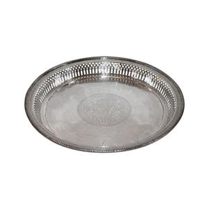 Nouveauté, ensemble de deux plateaux de service modernes, excellent plateau de service en argent pour la vaisselle - Product Image 4
