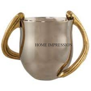 Vajilla de Metal de último diseño, tazas clásicas con asas de Color dorado, herramientas para el hogar y la cocina, accesorios para bebidas de té y café - Product Image 5