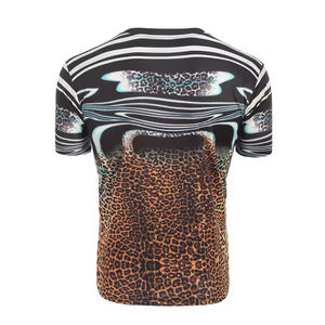 Camiseta de sublimación estampada para hombre, ropa de moda con cuello redondo, camisetas de sublimación de algodón/poliéster de alta calidad para hombre - Product Image 2