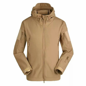 Chaqueta ligera con cremallera impermeable para hombre 2025 Softshell para hombre, chaqueta Softshell para hombre, ropa deportiva transpirable de nailon - Product Image 1