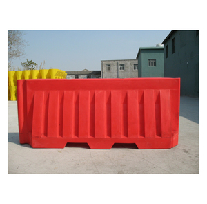 Barrières routières de remplissage d'eau réfléchissantes de sécurité Pe Ensembles de barrières remplies d'eau Séparateur de trafic routier Barrière d'avertissement de parking - Product Image 5