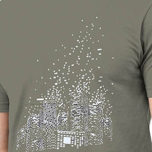 เสื้อยืดผู้ชาย คุณภาพพรีเมียม ผ้าฝ้าย 100% แขนสั้น ดีไซน์ลำลอง สวมใส่สบาย เหมาะสำหรับใส่ในชีวิตประจำวัน สำหรับงานออกแบบแบรนด์แฟชั่น - Product Image 4