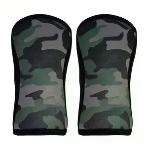 OEM Custom Logo Sports Safety Elbow e Knee Pads Gym Elastic Elbow Melhor Brace Camo Design Neoprene Elbow Sleeve Support