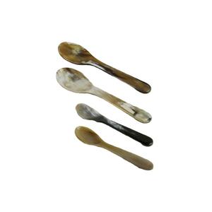 Cucharas de cuerno de búfalo natural para servir, venta al por mayor, aceptamos logotipo personalizado, cuchara de cuerno de buey, nuevo diseño único de cuchara de cuerno - Product Image 1