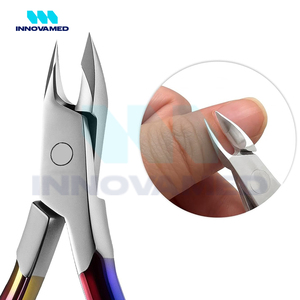 Multi Color New Arrival Best Supplier High Performance Curved Cuticle <b>Nail</b> Nippers Stainless Steel Wide Jaw Opening Durable - Product Image 2