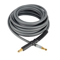 Tuyau de lave-glace PE/PVC gris de longueur personnalisée (10M-100M) pour machines à jet d'égout