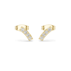 Pendientes Minimalistas de Diamante de Laboratorio de 0.2 CT para Mujer, Claridad VVS-VS EF, Diamantes CVD, Oro de 18KT, 14KT, 10KT y Plata 925 - Product Image 1