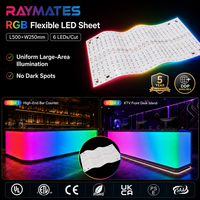 Lámina LED de Fabricante, 24V UL, Lámina de Retroiluminación LED, Panel LED de Matriz de 30W, RGB SMD5050, Panel de Lámina LED Flexible