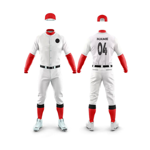Personalizado de alta calidad logotipo personalizado ropa deportiva uniforme de béisbol de secado rápido directo de fábrica venta uniformes de béisbol para hombres OEM - Product Image 1