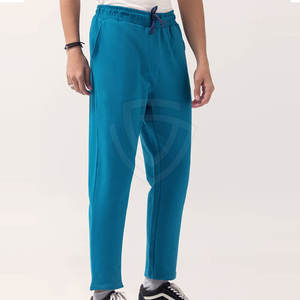 Best Quality <b>Men's</b> Casual Lightweight 100% Cotton Breathable Quick Dry <b>Trouser</b> Mid Dark Washed Drawstring Closure <b>Winter</b> New T-Shirts - Product Image 4