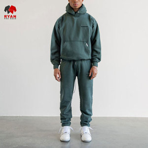 ชุดวอร์มออกแบบเองสำหรับผู้ชาย แบบสวมหัว มีฮู้ด พร้อมโลโก้แบบกำหนดเอง ออกแบบ ODM - Product Image 1