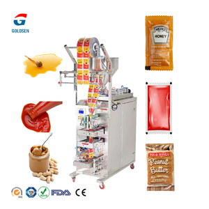 Peanut Butter Ground Nut Paste Honey Packing Machine Chili Paste Oil <strong>Tomato</strong> <strong>Sauce</strong> Ketchup <strong>Sachet</strong> Filling and Sealing Machine - Product Image 1