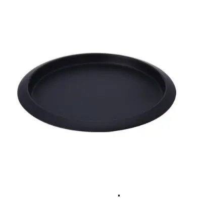round bar serving tray black