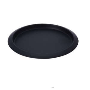 Round Bar Serving <b>Tray</b> in <b>Black</b> Color - Product Image 1