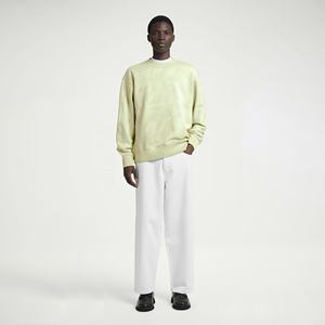 Venta al por mayor de sudaderas de lavado ácido de cuello redondo de lana de peso pesado Vintage para hombre de gran tamaño para la venta de algodón lavado ácido sudaderas Oem - Product Image 1