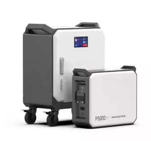 Livraison gratuite 12kWh Centrale électrique portable DE_LTA Pro 3 avec 2 batteries supplémentaires 120/240V 4000W AC Sortie générateur solaire - Product Image 1