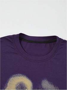 DTG personalizado impreso de gran tamaño Boxy Fit Camiseta cuello alto diseño de moda OEM bajo MOQ envío rápido para Streetwear su marca - Product Image 3