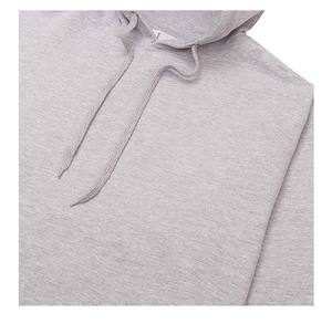 Sweat à capuche confortable et réglable de qualité supérieure pour hommes, couleur unie, taille régulière, en coton biologique - Product Image 3