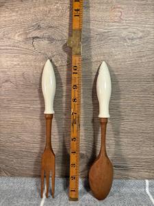 Juego de Cubiertos de Madera con Acabado Natural, Ligeros, Resistentes y Reutilizables - Product Image 4