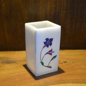 Support de stylo magnétique éclairé en marbre blanc avec technologie de panneau de conception de luxe moderne pour la maison, le bureau et l'école, cadeau de mariage - Product Image 6