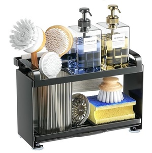 Support de conception chic de longue durée en acier inoxydable fait à la main égouttoirs à vaisselle et à assiette pour l'installation de Type de support d'évier de cuisine - Product Image 1