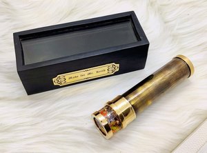 Caleidoscopio Náutico Hecho a Mano, Único, Vintage, Negro, para Niños, Caja de Madera Personalizada de Diseño, Regalo de Cumpleaños o Navidad - Product Image 3