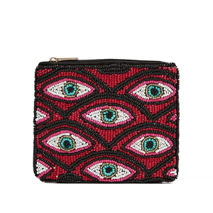 Bolso Monedero Pequeño Bordado con Múltiples Ojos, con un Elegante Diseño Artístico y un Toque Único Hecho a Mano para Chica por MD HANDICRAFTS - Product Image 1