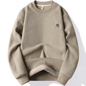 2024 Último diseño al por mayor personalizado impreso hombres sudaderas/cuello redondo ropa casual sudaderas con bajo MOQ - Product Image 3