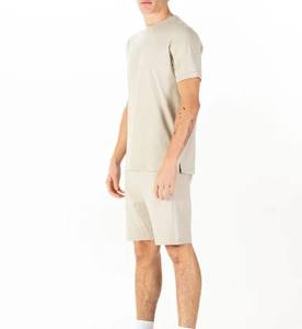 Última camiseta de verano y conjunto corto de 2 piezas para hombres, personaliza tu propio diseño, cuello redondo, manga corta, ropa de verano cómoda - Product Image 2